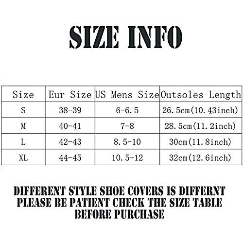 Bull spring Impermeable Cubiertas de Zapatos, Botas de Lluvia Impermeables Botas de Lluvia para Hombres, Equipo de protección para Exteriores de Motocicleta (un par)