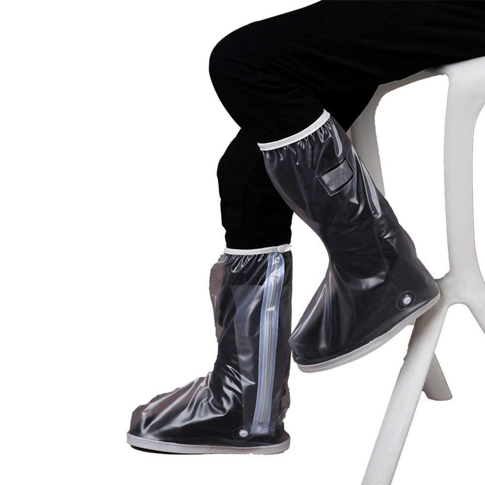 Bull spring Impermeable Cubiertas de Zapatos, Botas de Lluvia Impermeables Botas de Lluvia para Hombres, Equipo de protección para Exteriores de Motocicleta (un par)