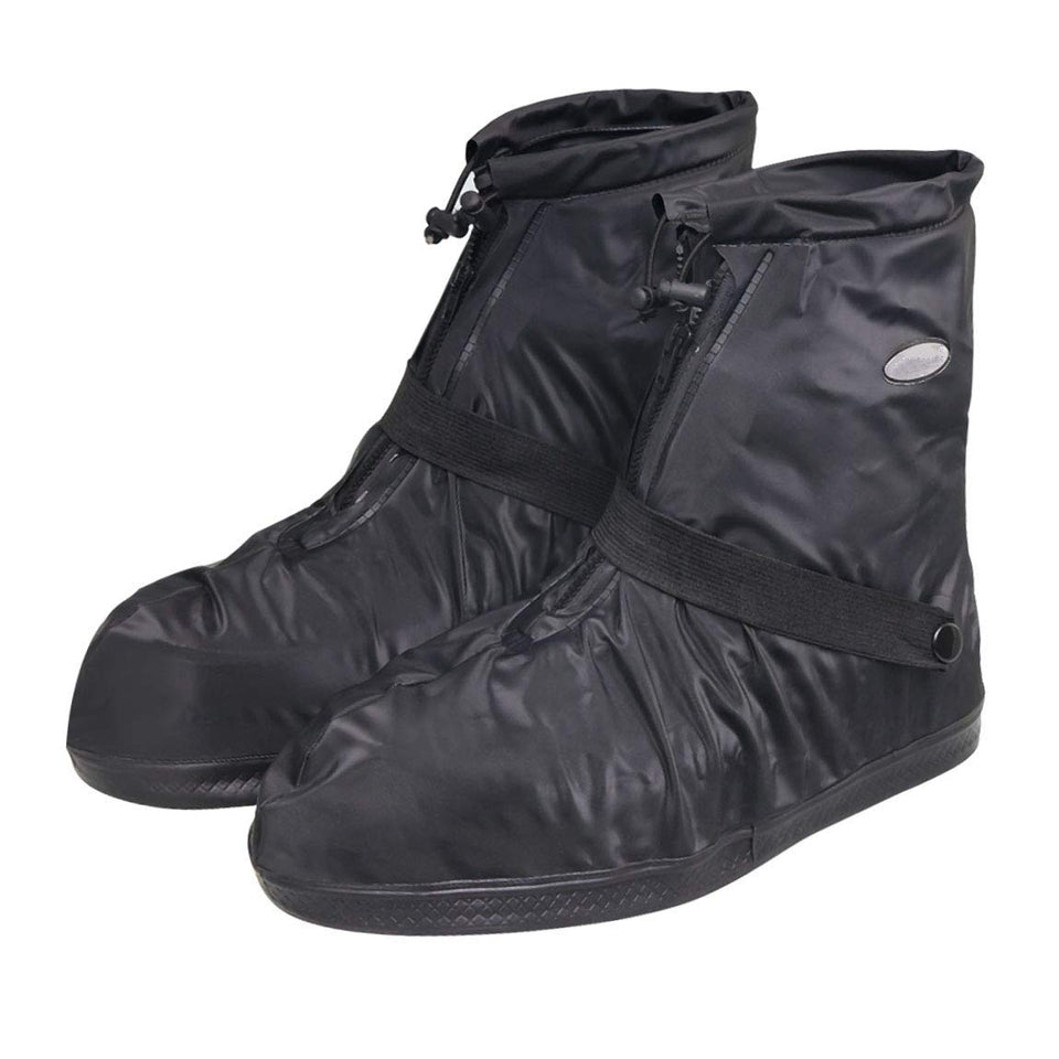 Bull spring Impermeable Cubiertas de Zapatos, Botas de Lluvia Impermeables Botas de Lluvia para Hombres, Equipo de protección para Exteriores de Motocicleta (un par)