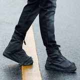 Bull spring Impermeable Cubiertas de Zapatos, Botas de Lluvia Impermeables Botas de Lluvia para Hombres, Equipo de protección para Exteriores de Motocicleta (un par)