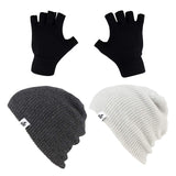 Hot FET - Conjunto de 2 Gorros Unisex de Invierno para Hombre y Mujer